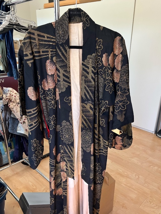 Jackets & Blazers - Vintage Silk Kimono